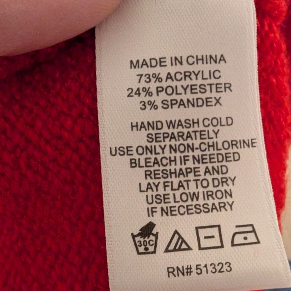 Red 'MERRY' Christmas Sweater - Picture 4 of 4